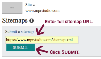 Submit XML sitemap to Bing Webmaster