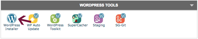 WordPress tools in cPanel