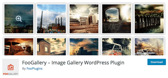 FooGallery WordPress gallery plugin