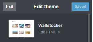 Edit HTML tumblr theme