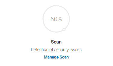 Scan in the Wordfence Security dashboard