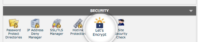 Let's Encrypt in cPanel