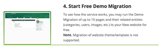 FREE Weebly to WordPress demo migration CMS2CMS